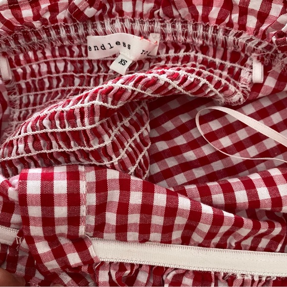 Revolve Gingham Mini Dress - Picture 6 of 8